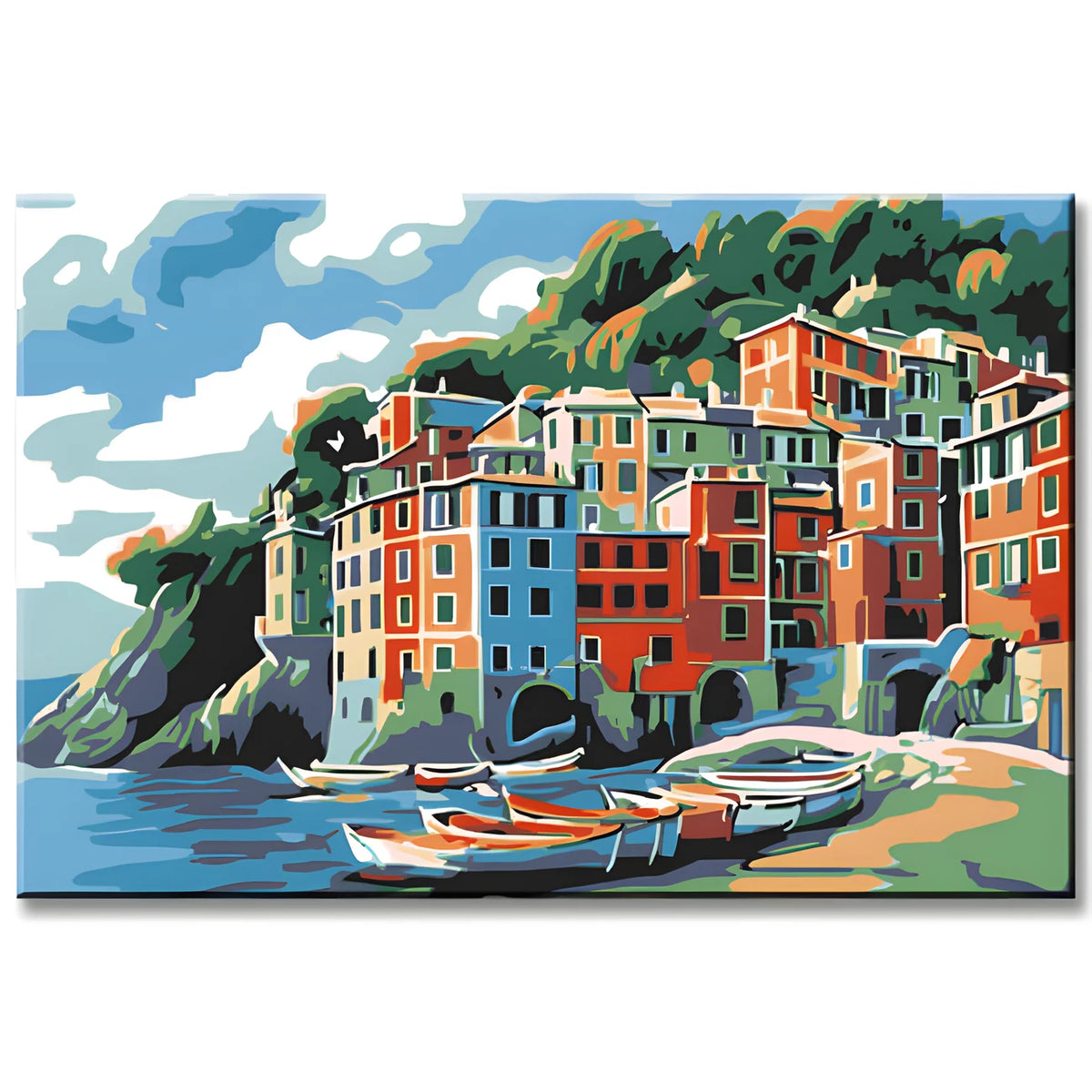 Painting by Numbers Art Landscape Italy Portofino