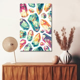 Paint by Numbers Art Lifestyle African Woman with Leaves Cape and Pink Earrings