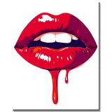 Grind after Zahlen Rote Lippen Tropfen Versand aus DE