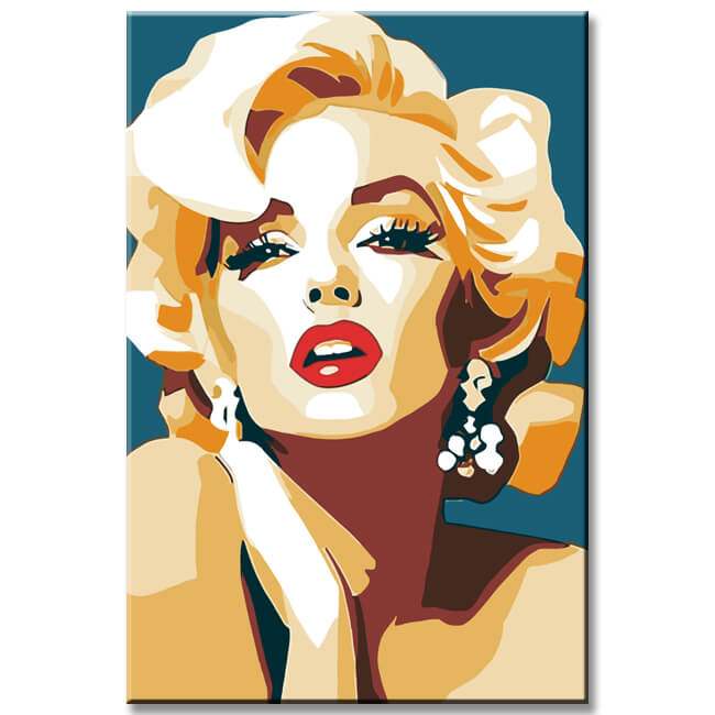 Malen nach Zahlen Marilyn Monroe