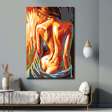 Malen nach Zahlen Abstrakte Kunst - Stilles Mädchen Versand from DE