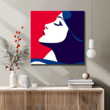 Malen nach Zahlen Pop-Art Porträt Illustration