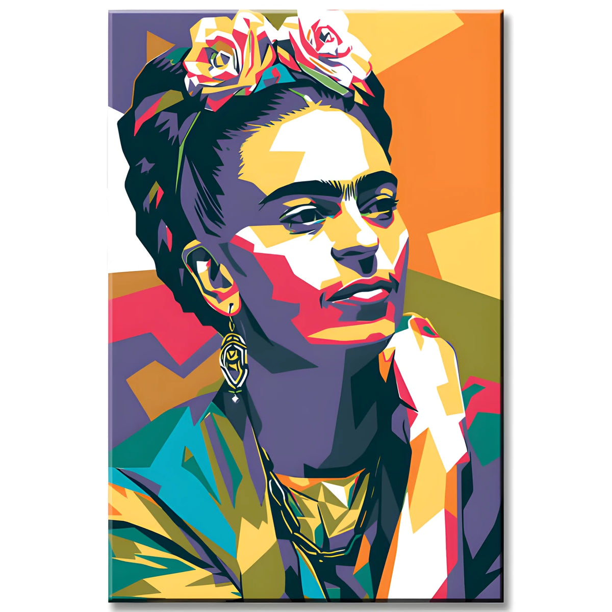 Malen nach Zahlen Farbinspiration Frida Kahlo