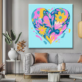 Malen nach Zahlen Rosa Herz Kunst Versand from DE