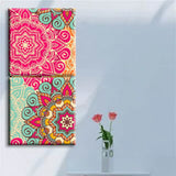 Malen nach Zahlen Farbenfrohes Mandala 2-teilig Versand aus DE