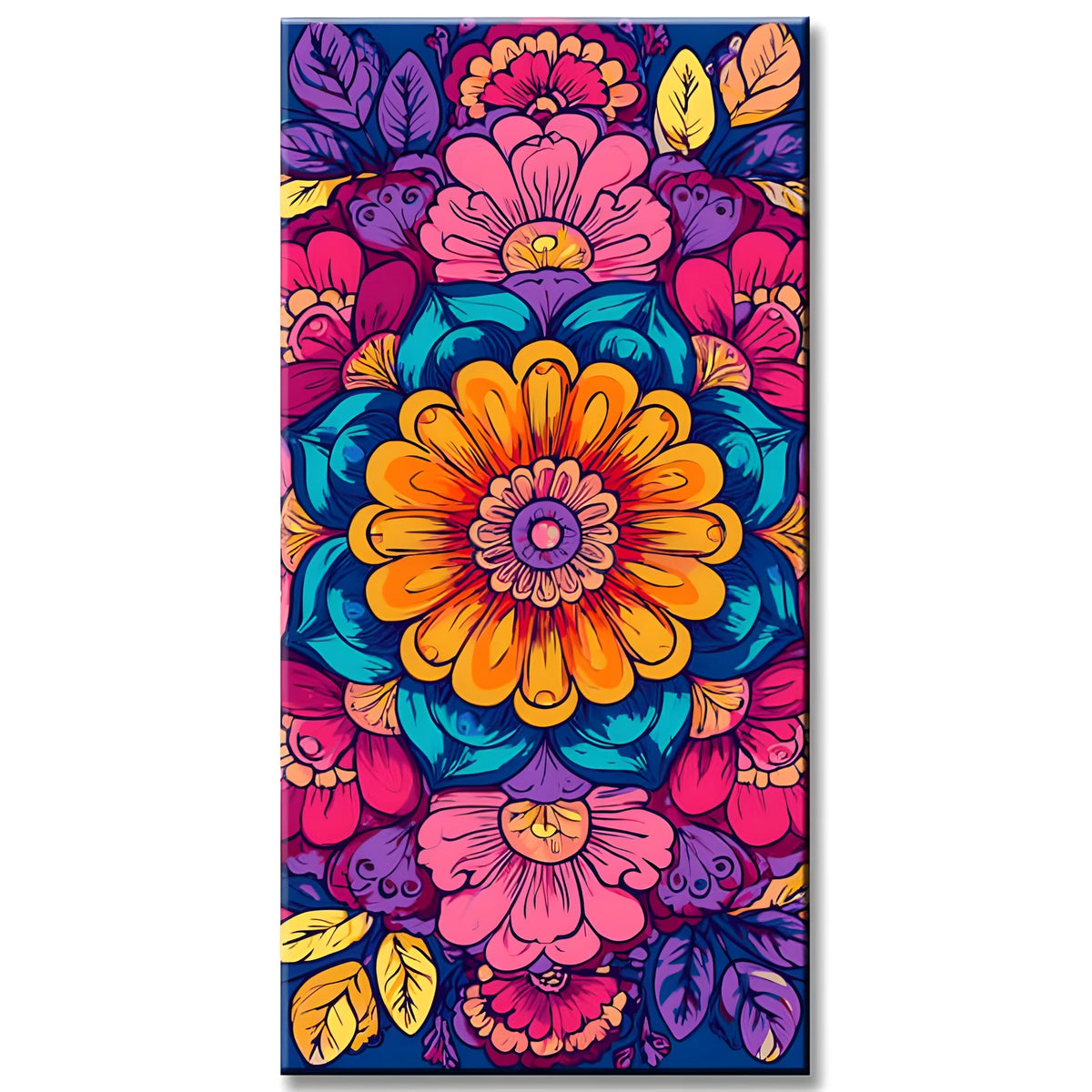 Malen nach Zahlen Farbenfrohes Mandala