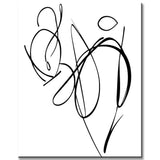 Malen nach Zahlen Kunst Minimalismus Zeichnung Freiheit