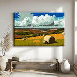 Malen nach Zahlen Kunst Natur Ein Feld im Summer