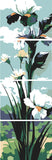 Malen nach Zahlen Kunst Natur Blume Iris
