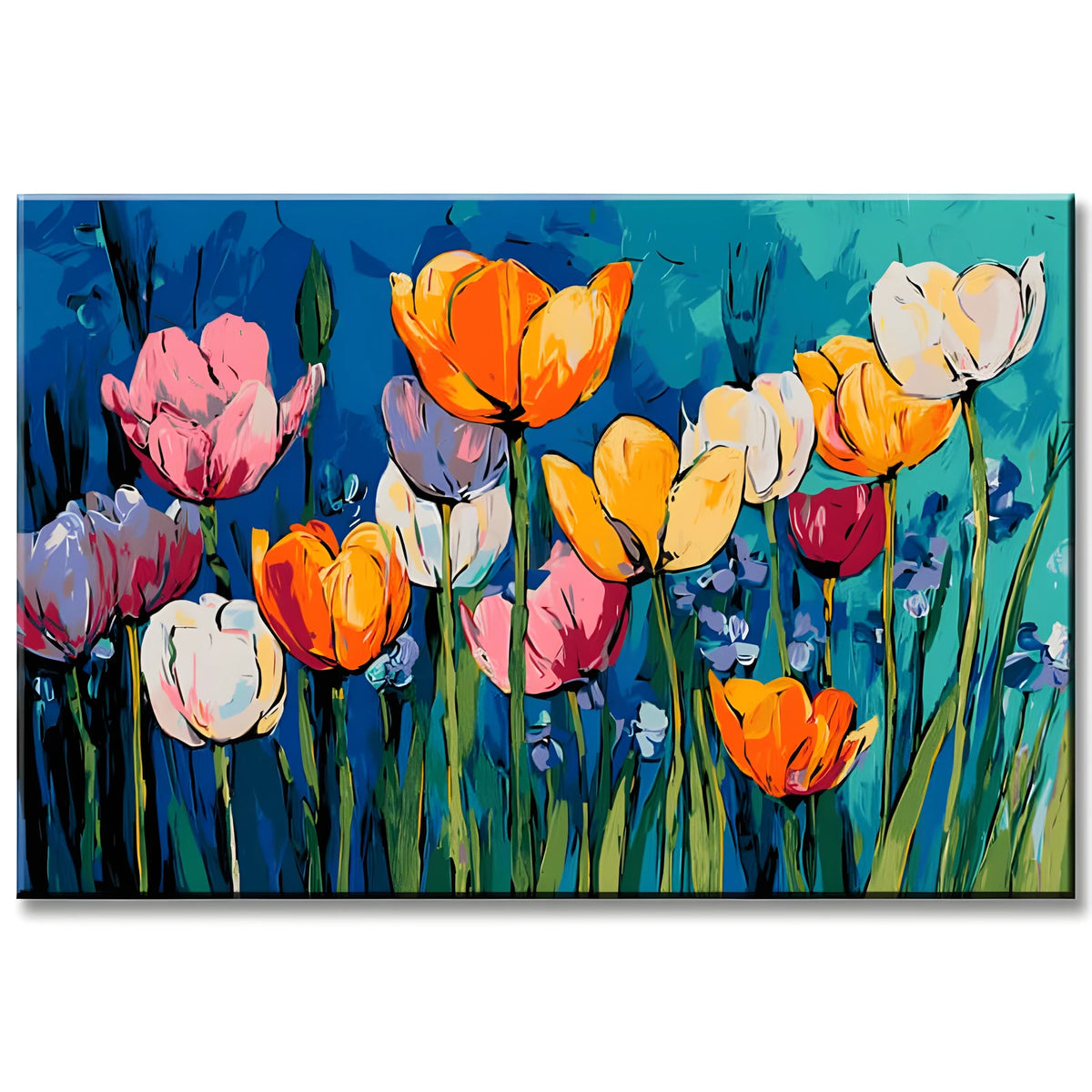 Malen nach Zahlen Rosa Tulpen