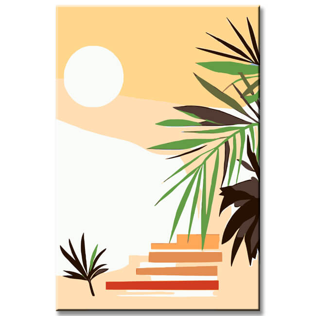 Malen nach Zahlen Sommer in Belize