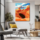 Malen nach Zahlen The Wave Berge USA Arizona