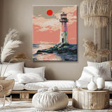 Painting by Numbers Lighthouse at Sunset Shipping from DE