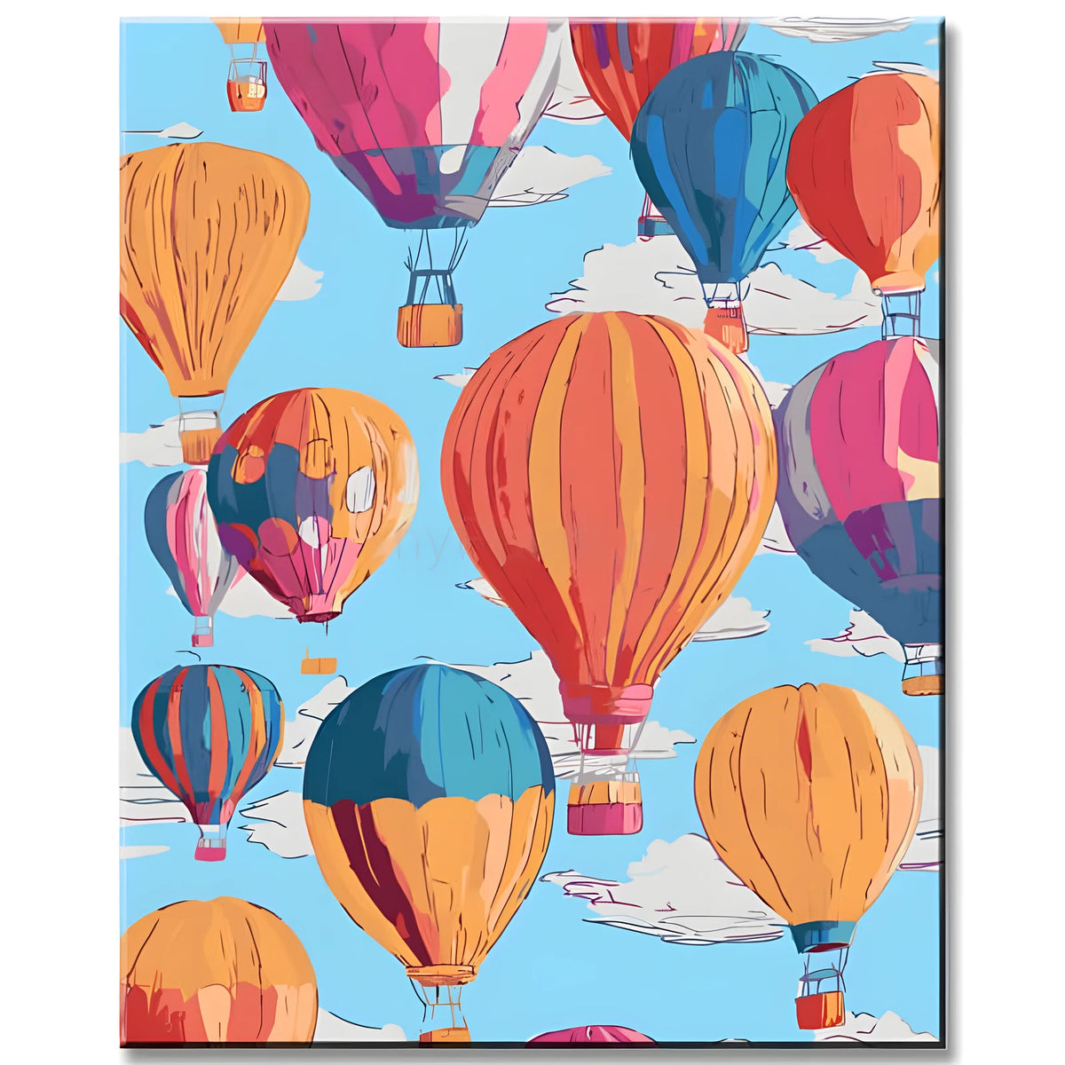 Painting by Numbers Hot Air Balloons Shipping from Germany
