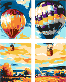 Grind after the big balloon and emotions 4-piece Versand from DE