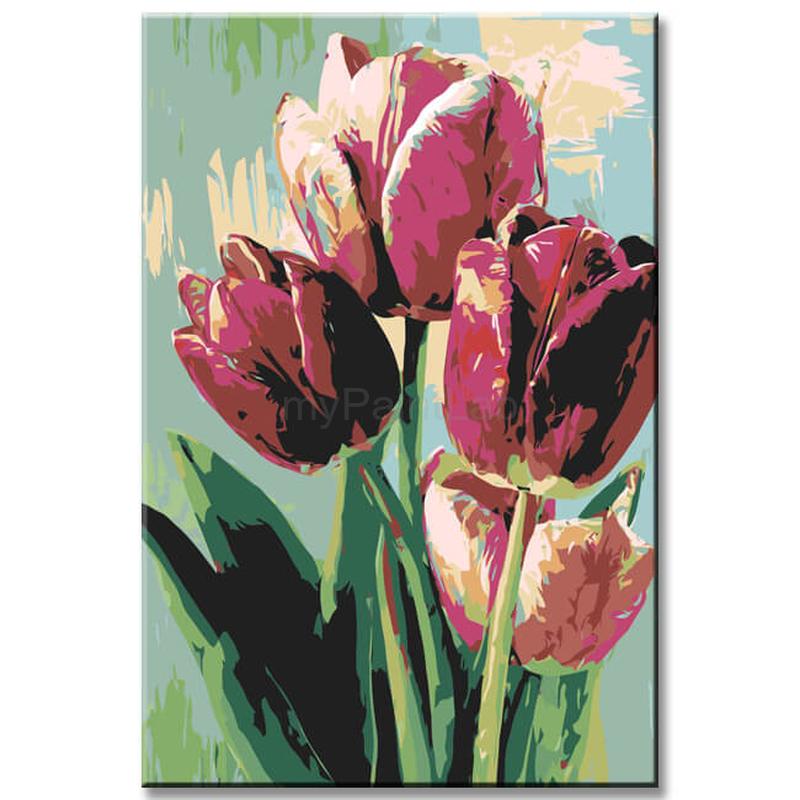 Grind to Count Purple Tulips