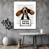 Painting by Numbers Art Criminal Dog with Flying Ears