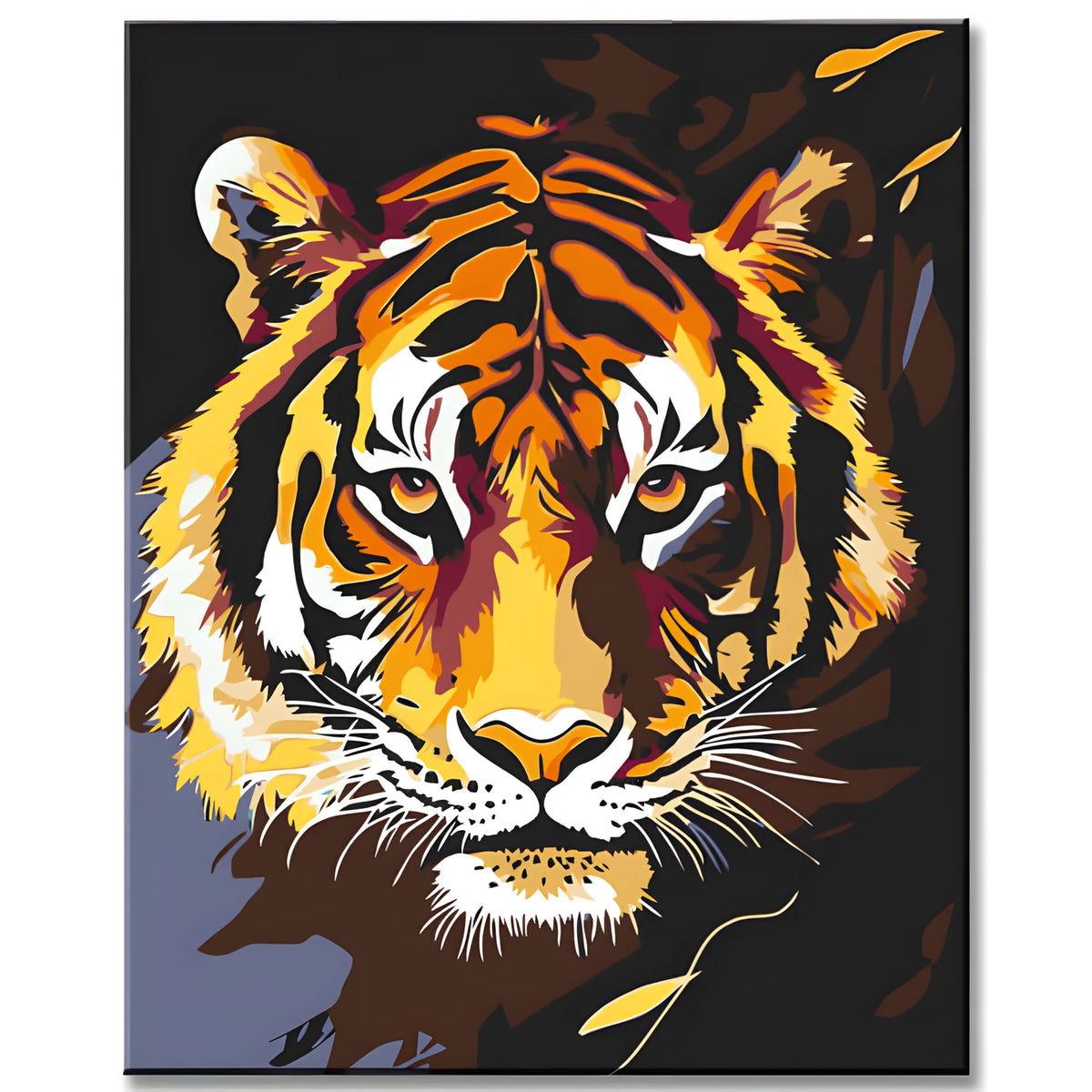 Painting by Numbers Art Animal Tiger Golden