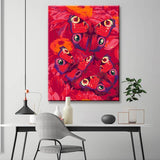 Painting by Numbers Art Animal Red Butterflies