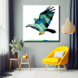 Malen nach Zahlen Polygon Adler Kunst