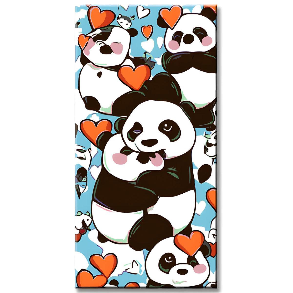 Grind nach Zahlen Panda Liebe Versand aus DE