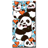 Grind nach Zahlen Panda Liebe Versand aus DE