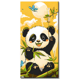 Grind nach Zahlen Bambus Panda Versand from DE