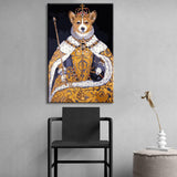 Malen nach Zahlen Der Hund der Queen Königin Corgis