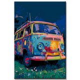 Malen nach Zahlen Retro Van VW Bulli