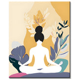 Malen nach Zahlen Kunst Meditatives Yoga