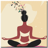 Malen nach Zahlen Kunst Sitzmeditation