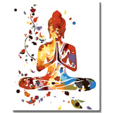 Malen nach Zahlen Buddha Kunst Farben