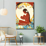 Malen nach Zahlen Eine gebärende Mutter