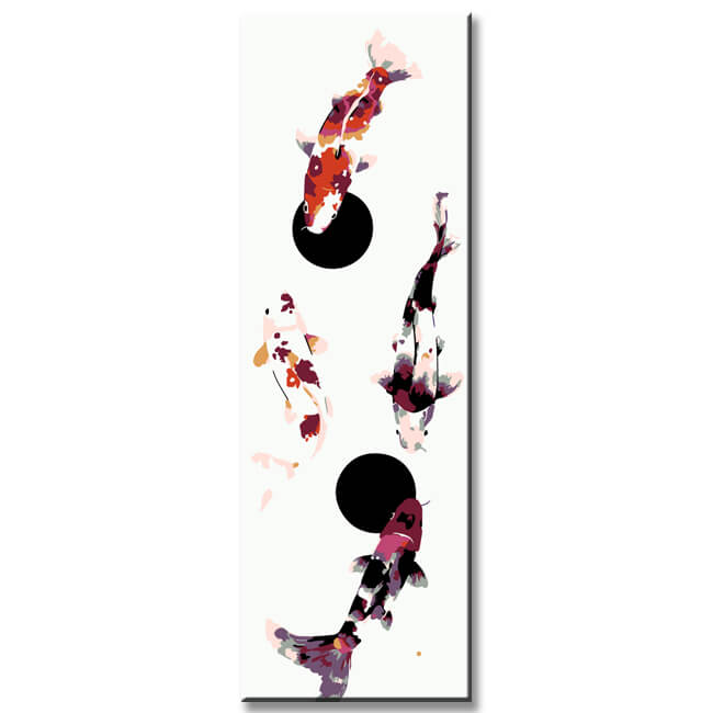 Malen nach Zahlen Koi Fische