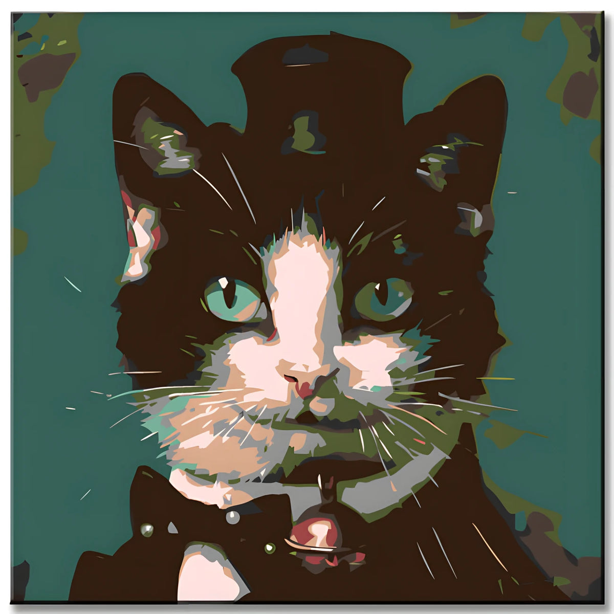 Malen nach Zahlen Smoking-Katze