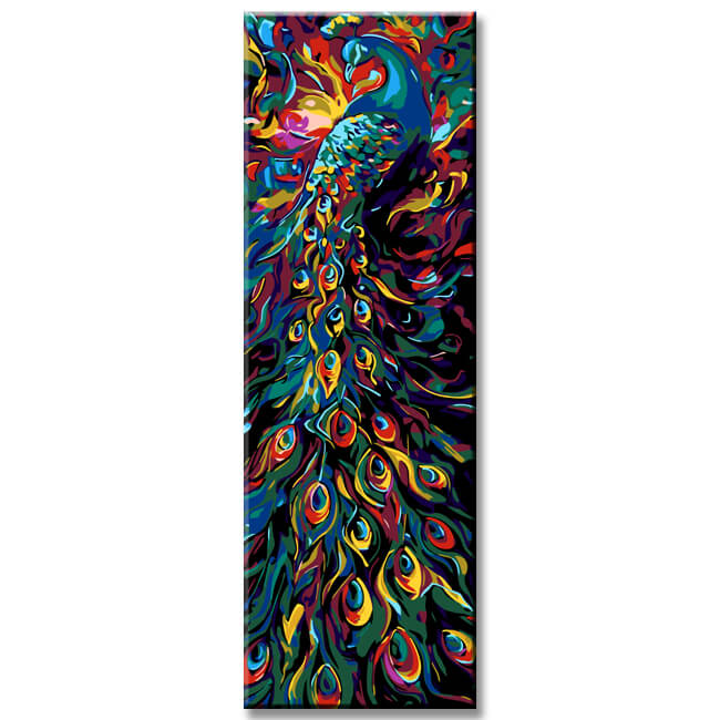 Malen nach Zahlen Pfauen Kunst