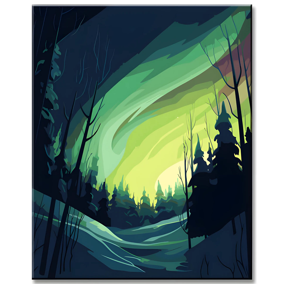 Painting by Numbers: Magical Northern Forest