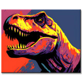 Faszinierender T-Rex - Malen nach Zahlen