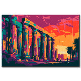 Akropolis Athen Malen nach Zahlen