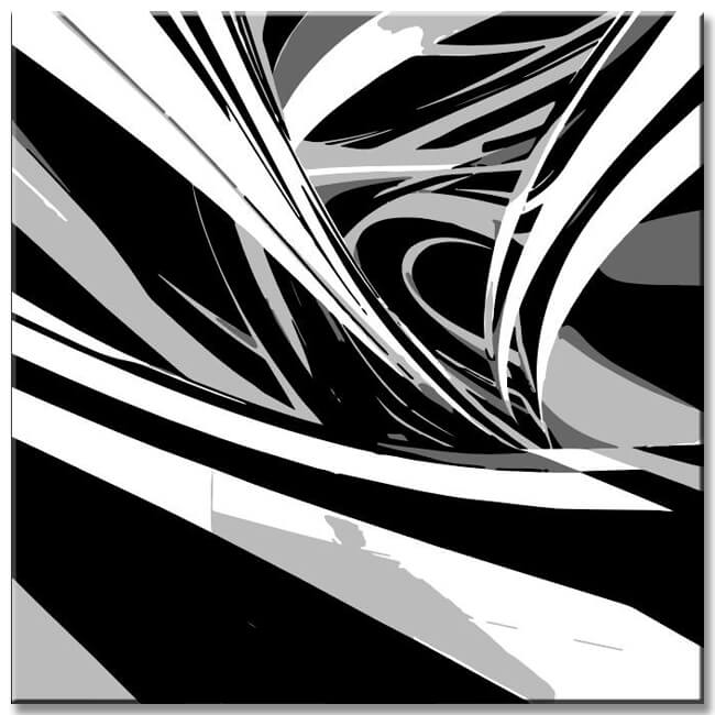 Kunstvolle Linien - Malen nach Zahlen