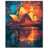 Sydney Opernhaus - Malen nach Zahlen,