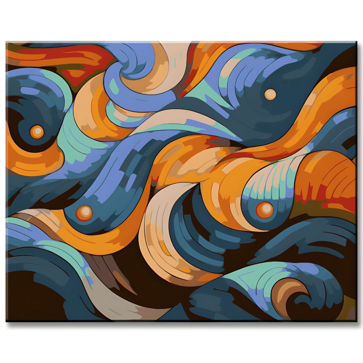 Abstract Musterpracht - Malen nach Zahlen