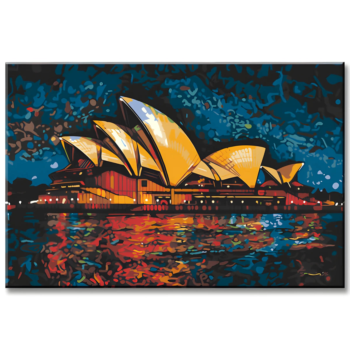 Sydney Opernhaus Australien Malen nach Zahlen