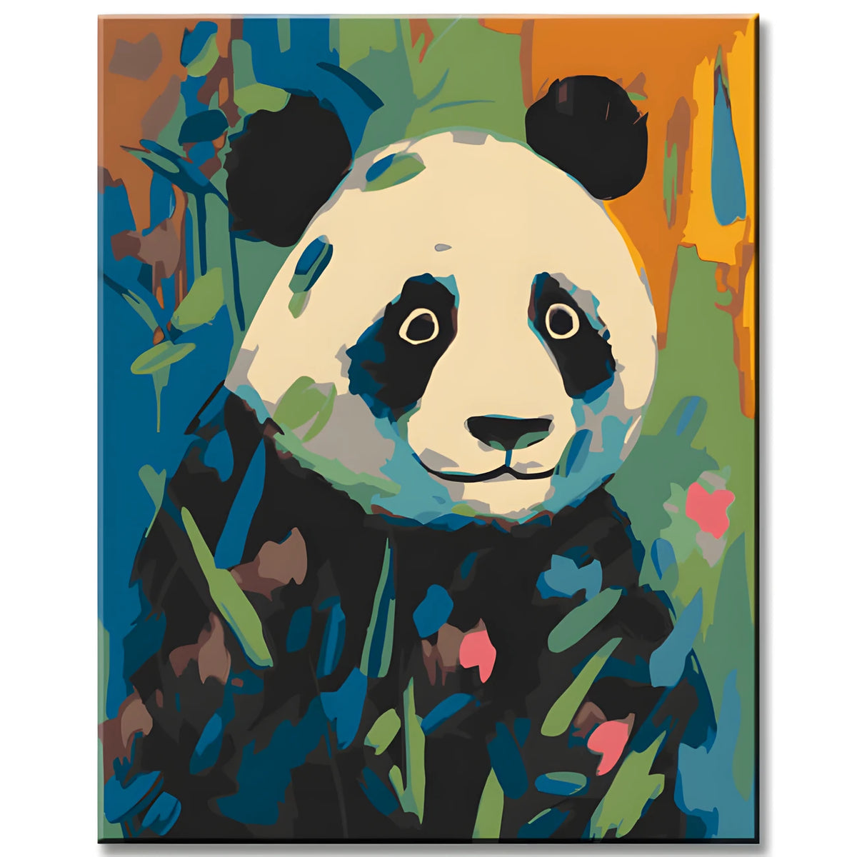 Panda im Stil von Matisse - Malen nach Zahlen