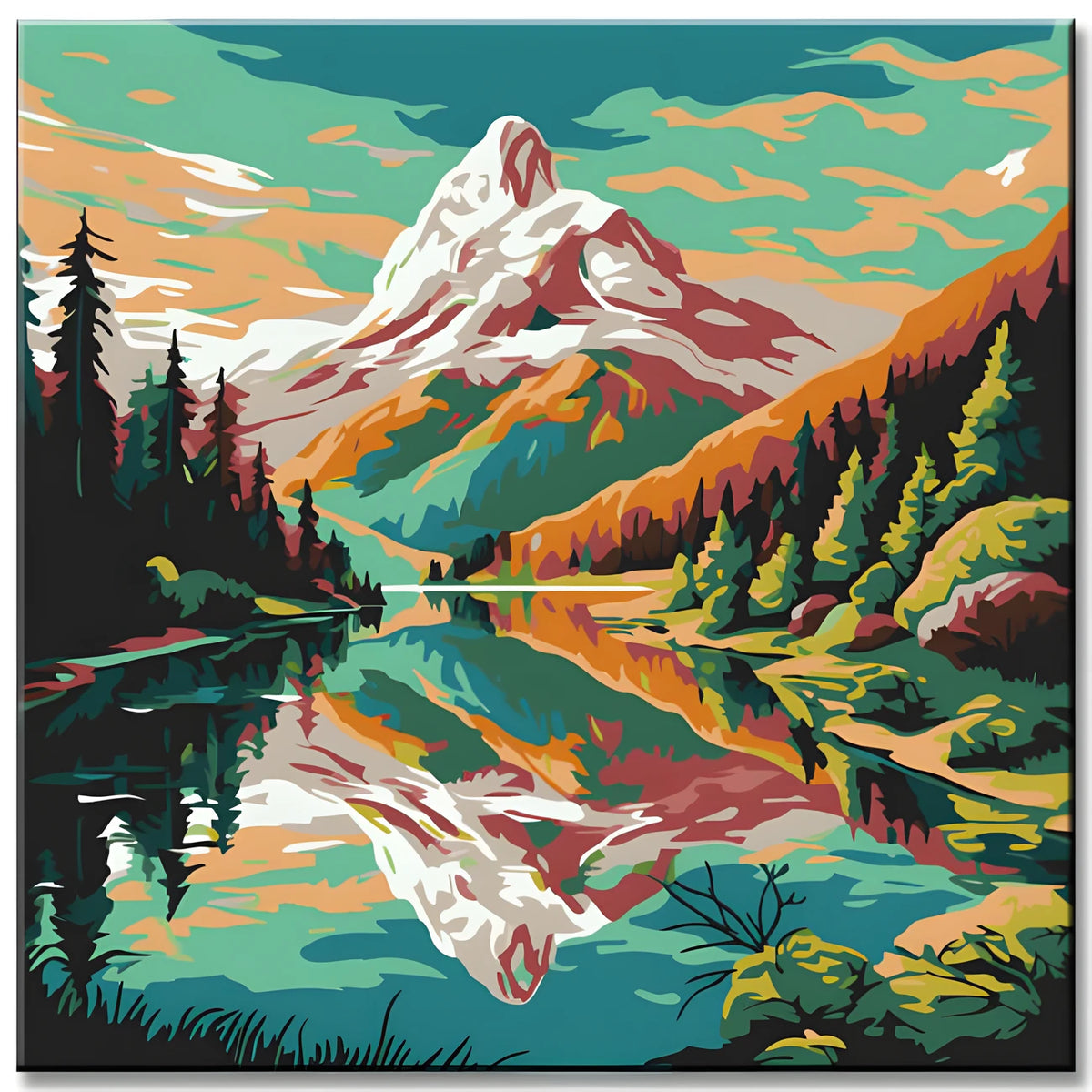 Mountain lake - Grind to count