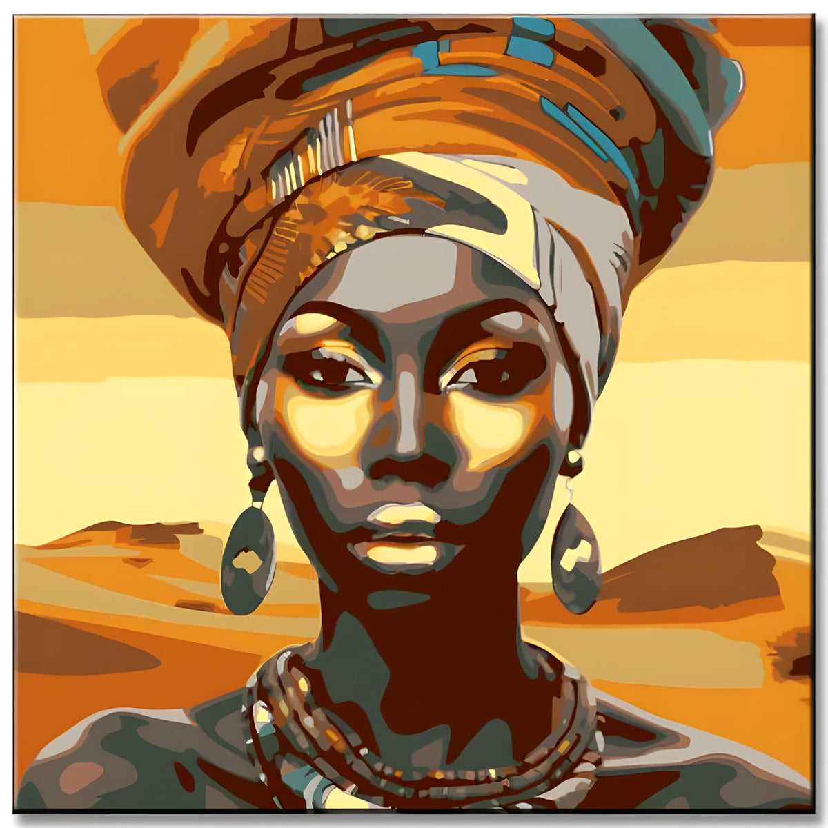 African Fashion Portraits II - Malen nach Zahlen