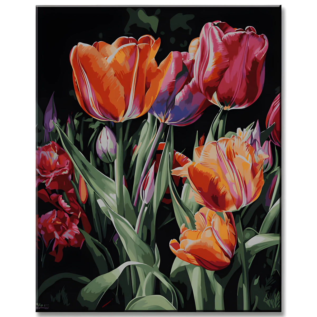Verträumte Tulips: Grind nach Zahlen
