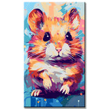 Hamster Porträt Malen nach Zahlen