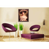 Malen nach Zahlen Frau mit hut