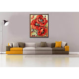 Bilder Malen nach Zahlen MohnBlumen